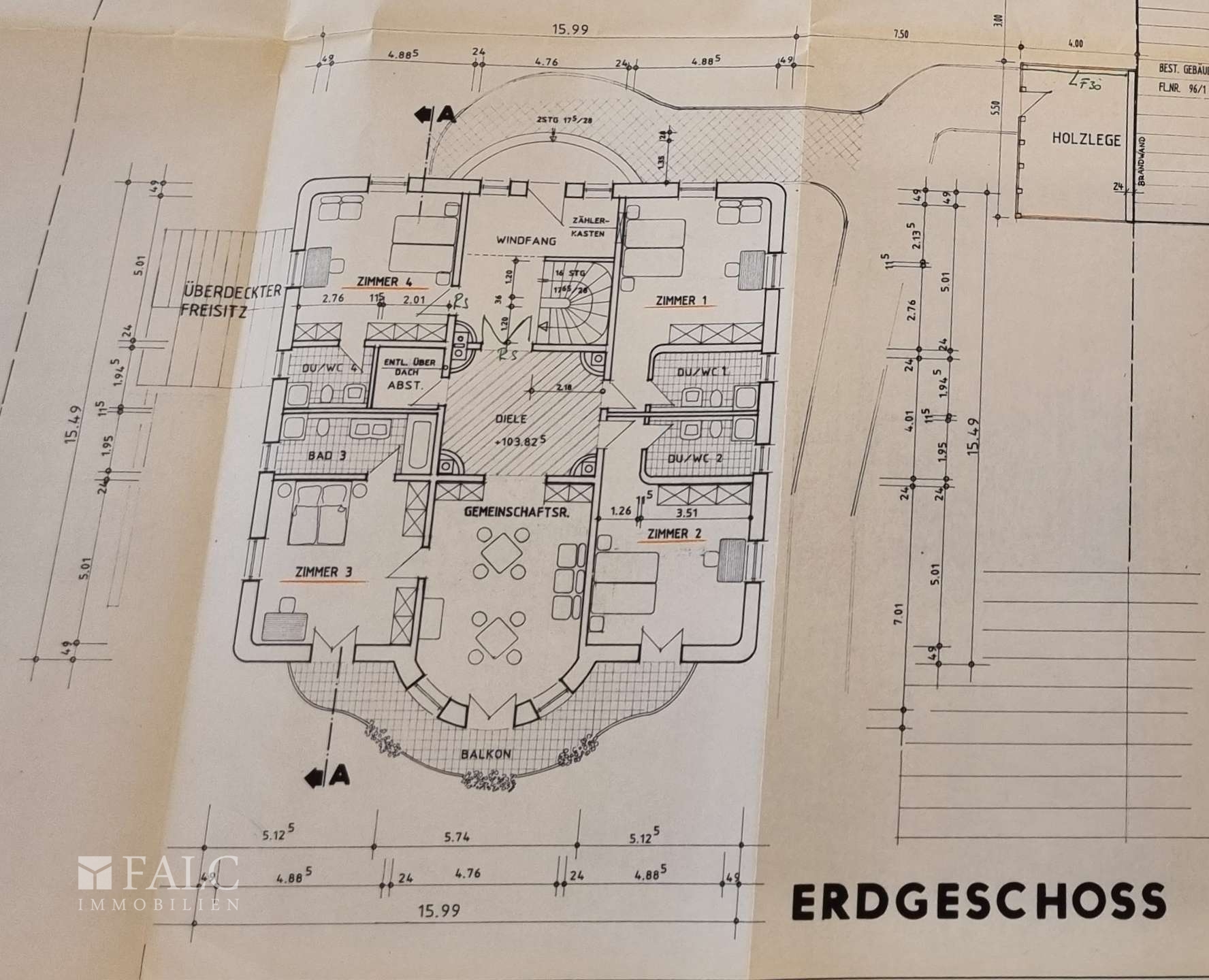 Plan Erdgeschoss